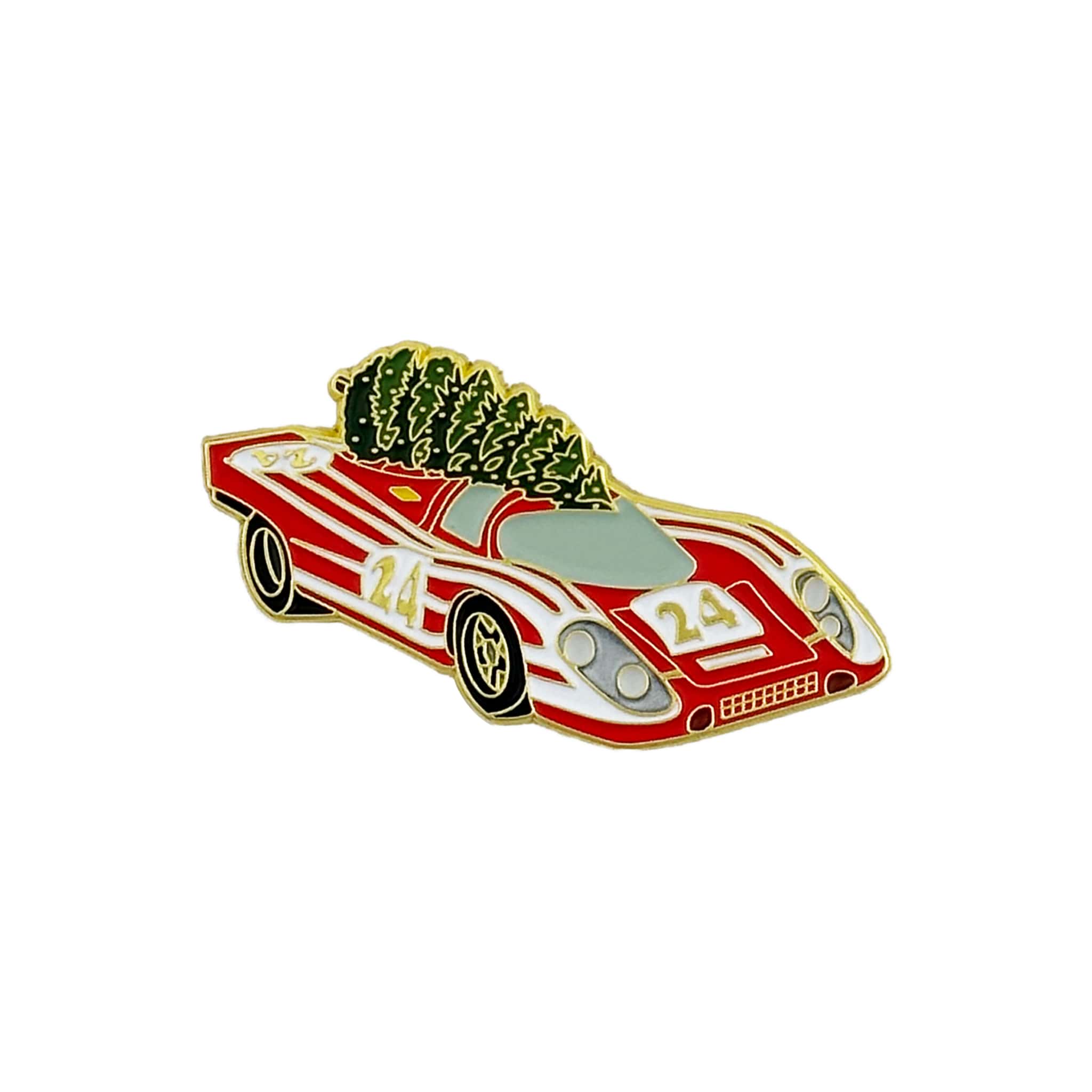 porsche 917 christmas tree rennbetrieb enamel pin