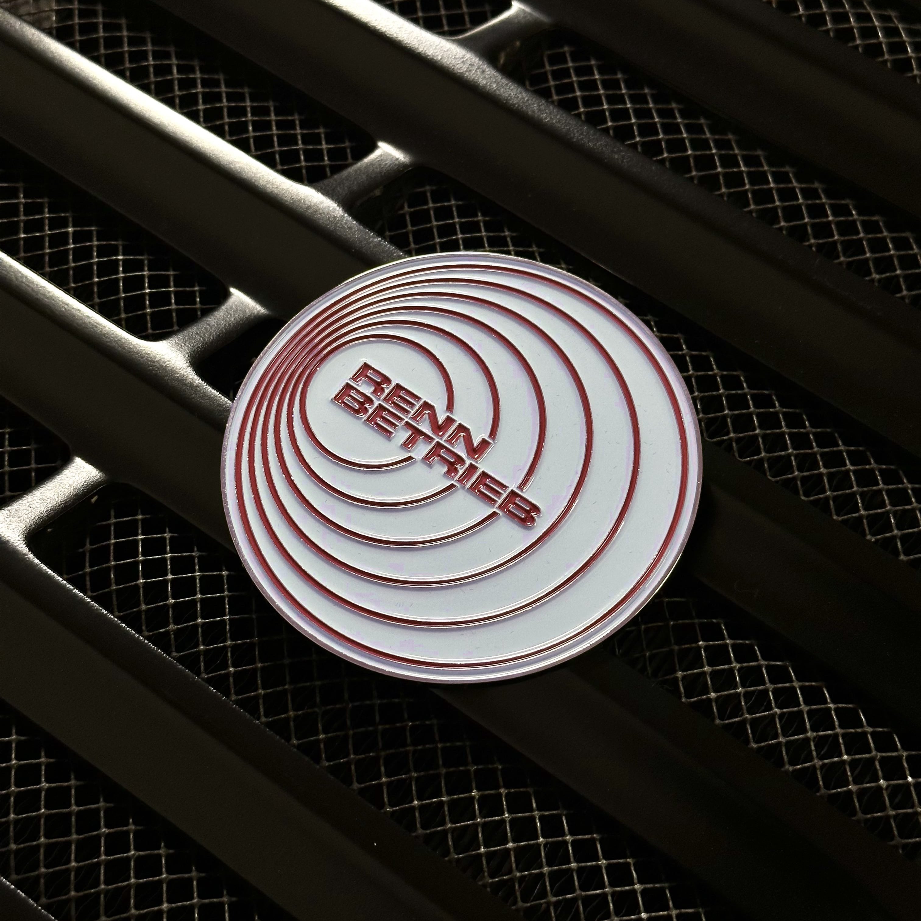 RENNBETRIEB Enamel Car Grill Badge Flavio Carvalho Spheres