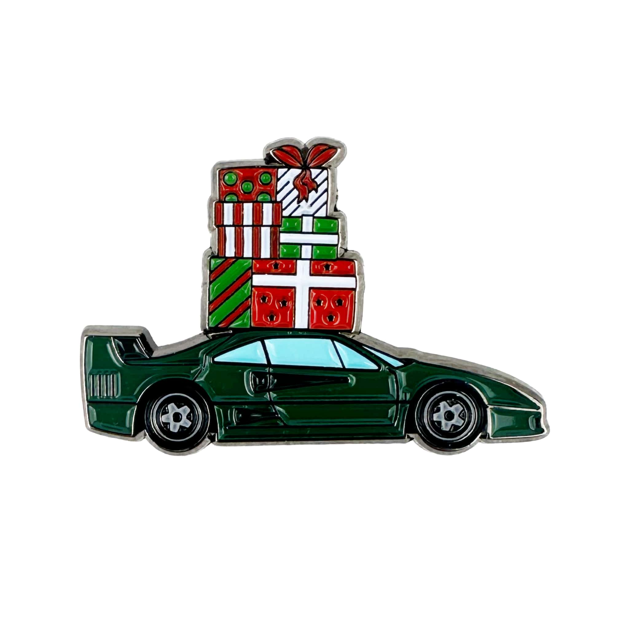 Ferrari F40 rennbetrieb christmas pin