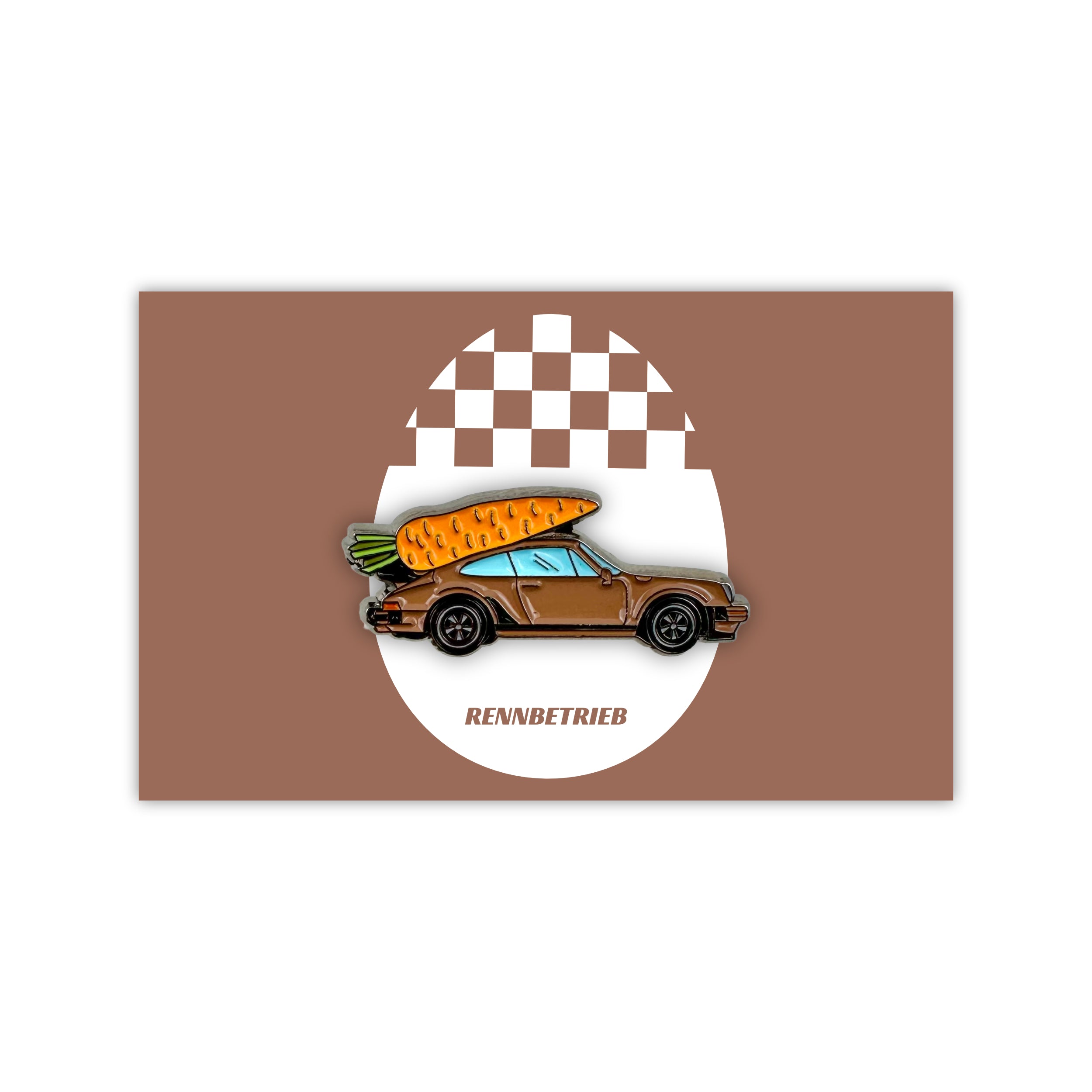 Porsche 930 Turbo - easter enamel pin