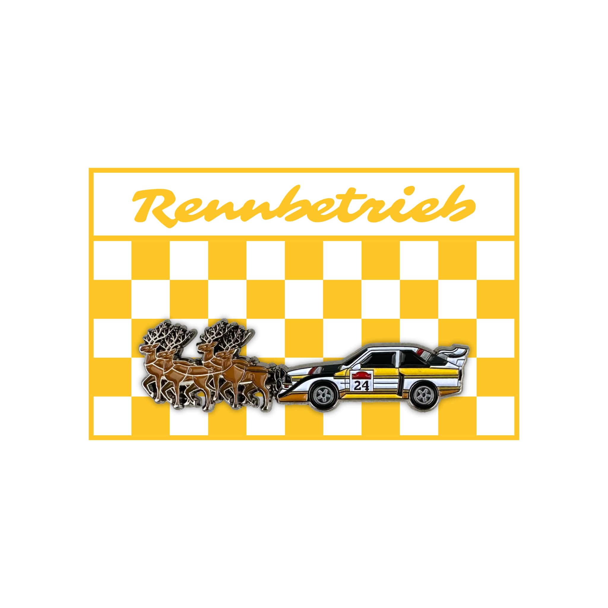 audi sport quattro s1 christmas pin