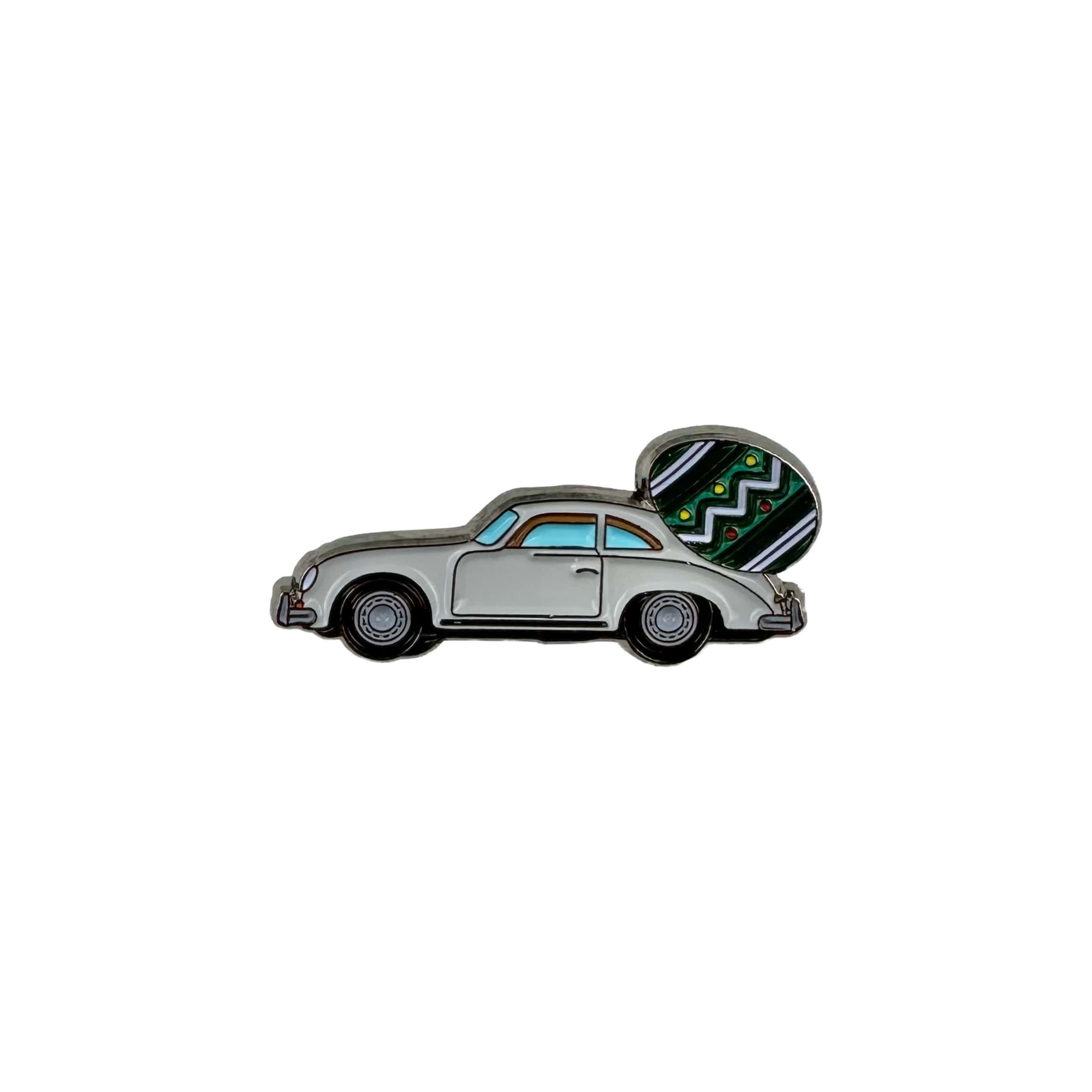 rennbetrieb porsche 356 enamel pin