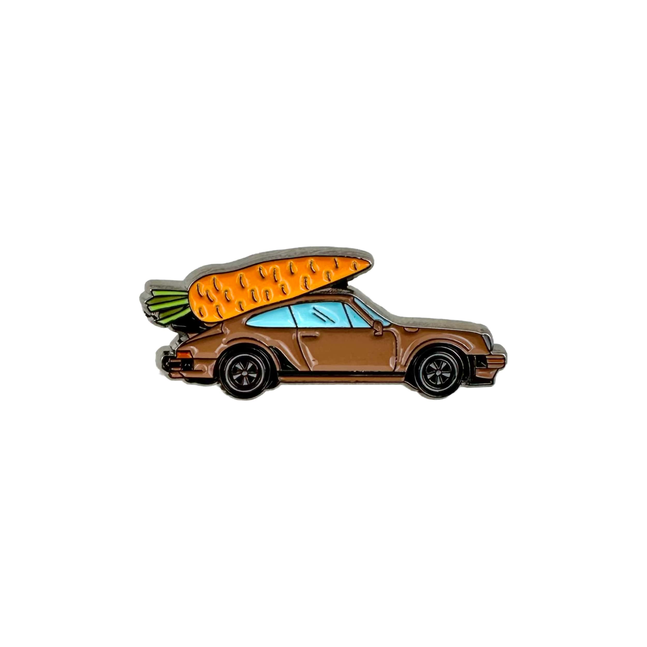 porsche turbo rennbetrieb easter enamel pin